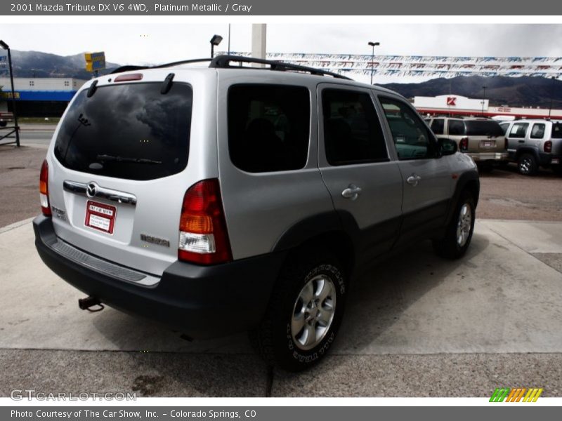 Platinum Metallic / Gray 2001 Mazda Tribute DX V6 4WD