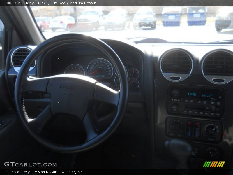 Fire Red / Medium Pewter 2002 GMC Envoy SLE 4x4
