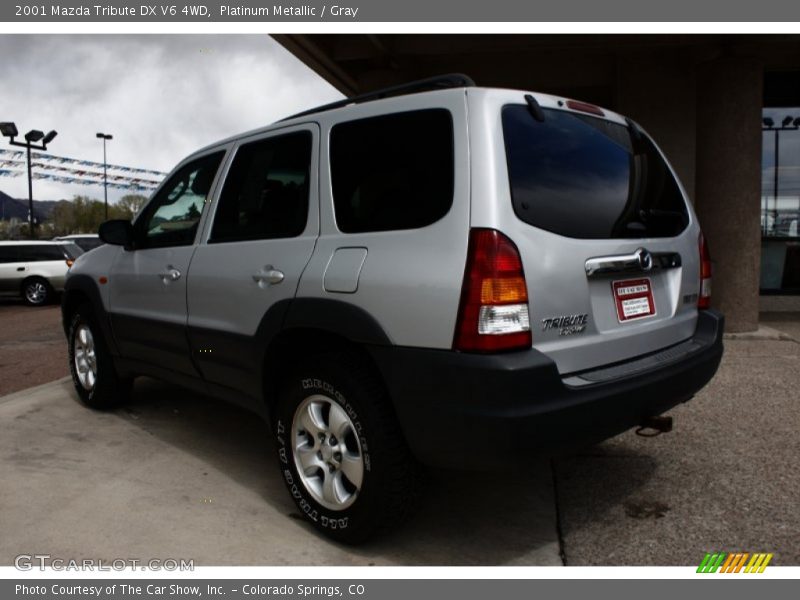 Platinum Metallic / Gray 2001 Mazda Tribute DX V6 4WD