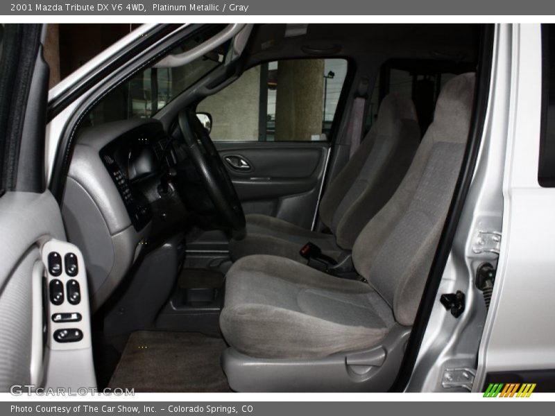 Platinum Metallic / Gray 2001 Mazda Tribute DX V6 4WD