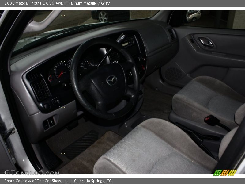 Platinum Metallic / Gray 2001 Mazda Tribute DX V6 4WD