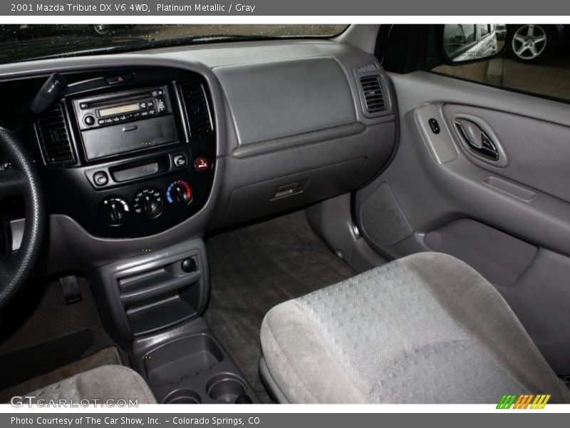 Platinum Metallic / Gray 2001 Mazda Tribute DX V6 4WD