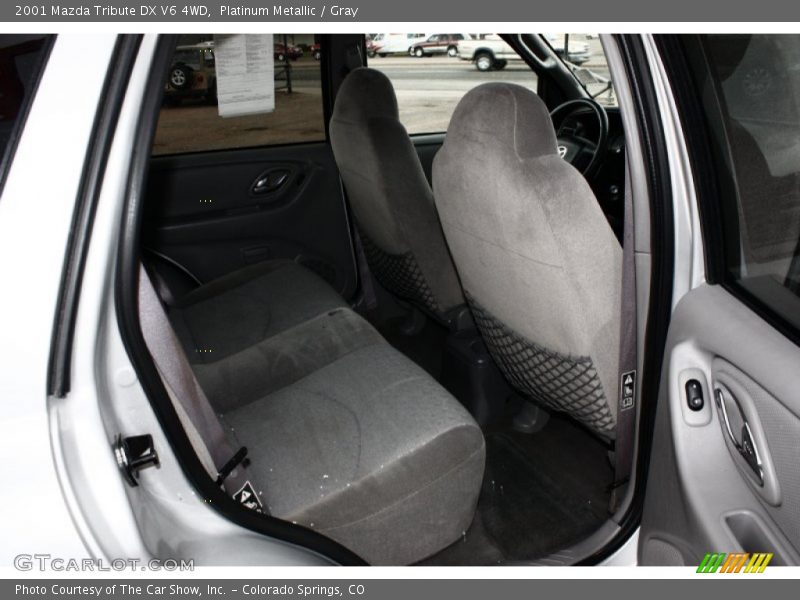 Platinum Metallic / Gray 2001 Mazda Tribute DX V6 4WD