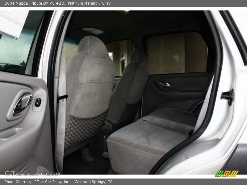 Platinum Metallic / Gray 2001 Mazda Tribute DX V6 4WD