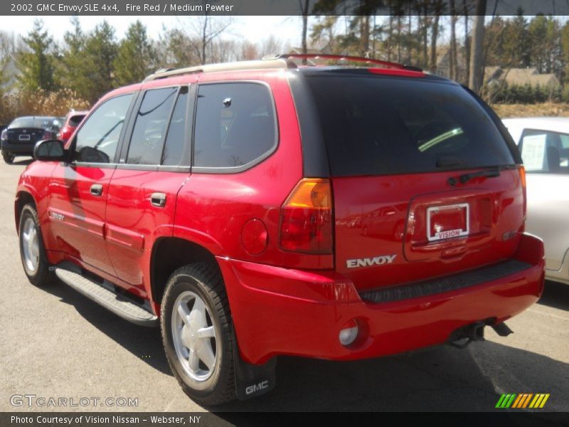 Fire Red / Medium Pewter 2002 GMC Envoy SLE 4x4
