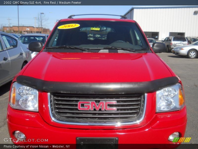 Fire Red / Medium Pewter 2002 GMC Envoy SLE 4x4