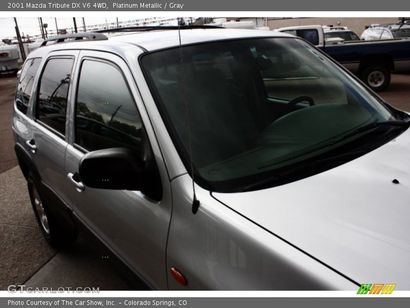 Platinum Metallic / Gray 2001 Mazda Tribute DX V6 4WD