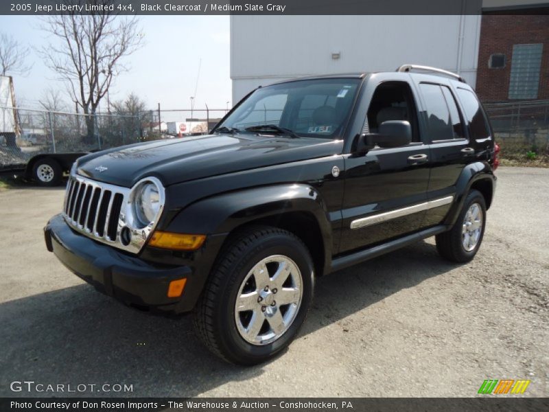 Black Clearcoat / Medium Slate Gray 2005 Jeep Liberty Limited 4x4