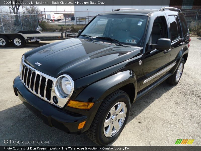 Black Clearcoat / Medium Slate Gray 2005 Jeep Liberty Limited 4x4