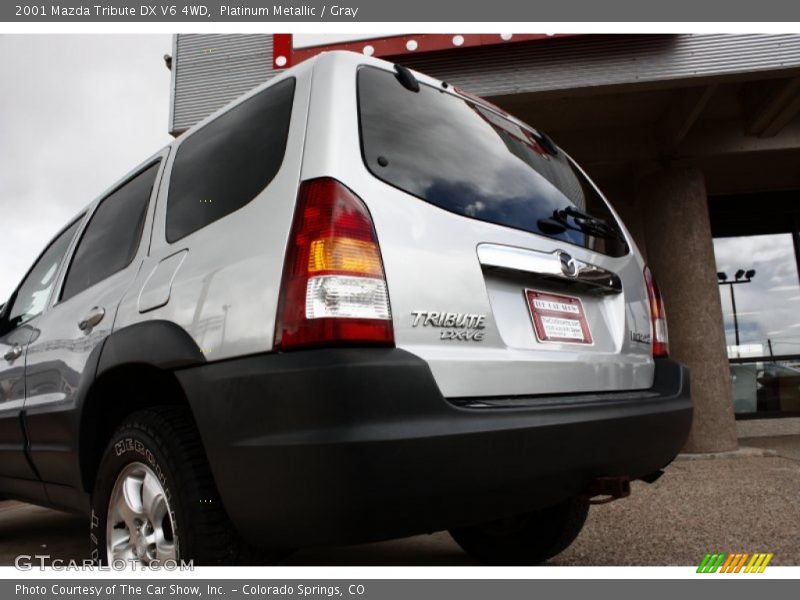 Platinum Metallic / Gray 2001 Mazda Tribute DX V6 4WD