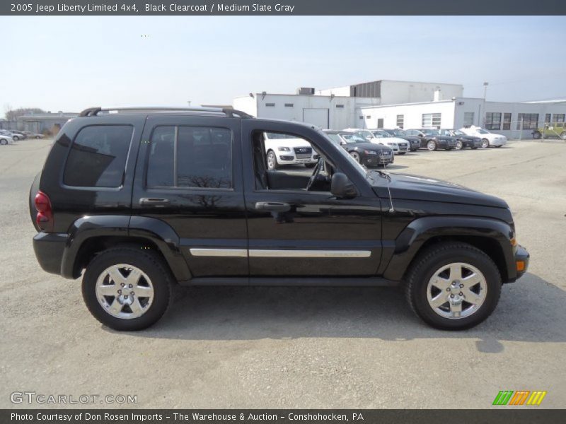 Black Clearcoat / Medium Slate Gray 2005 Jeep Liberty Limited 4x4