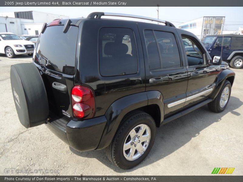 Black Clearcoat / Medium Slate Gray 2005 Jeep Liberty Limited 4x4