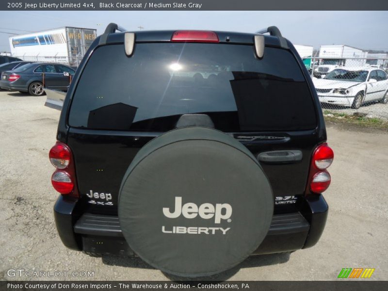 Black Clearcoat / Medium Slate Gray 2005 Jeep Liberty Limited 4x4