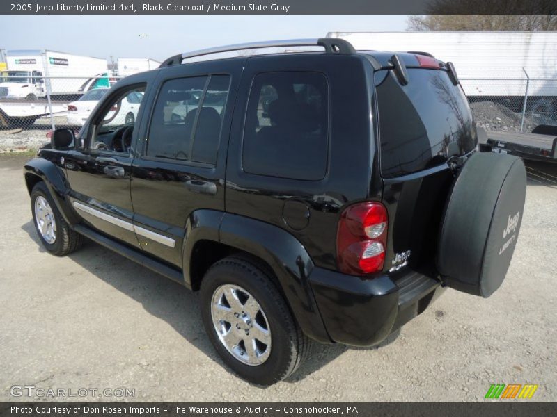 Black Clearcoat / Medium Slate Gray 2005 Jeep Liberty Limited 4x4