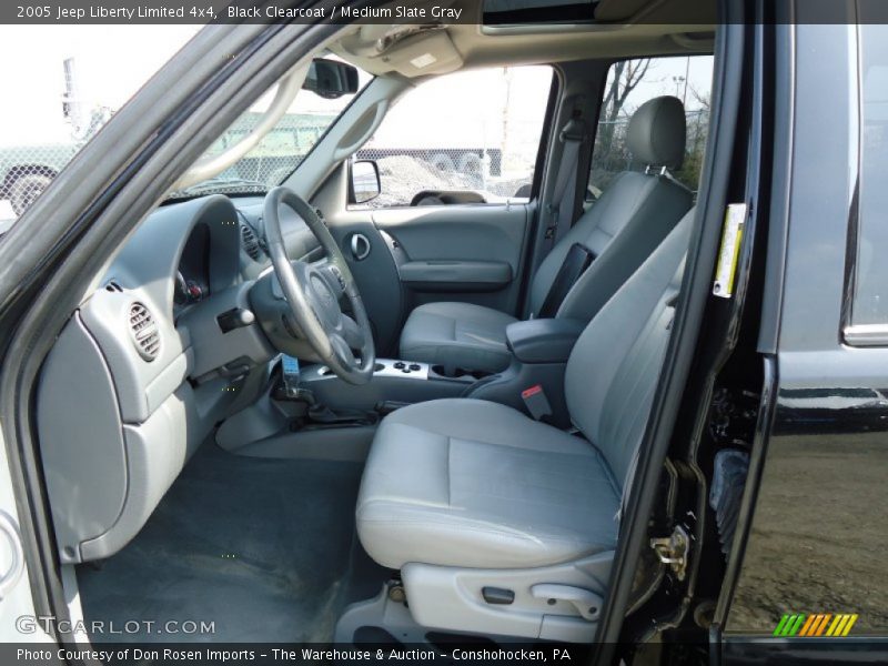Black Clearcoat / Medium Slate Gray 2005 Jeep Liberty Limited 4x4