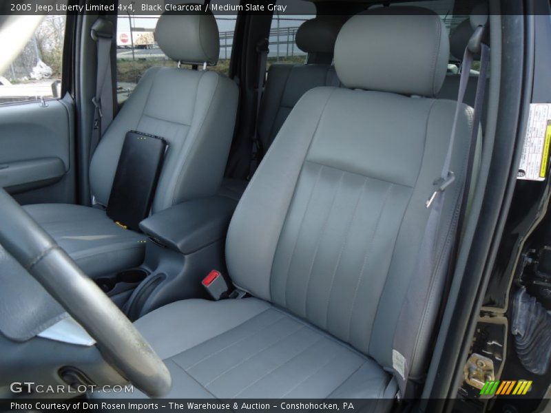 Black Clearcoat / Medium Slate Gray 2005 Jeep Liberty Limited 4x4