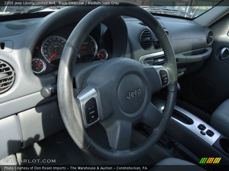 Black Clearcoat / Medium Slate Gray 2005 Jeep Liberty Limited 4x4