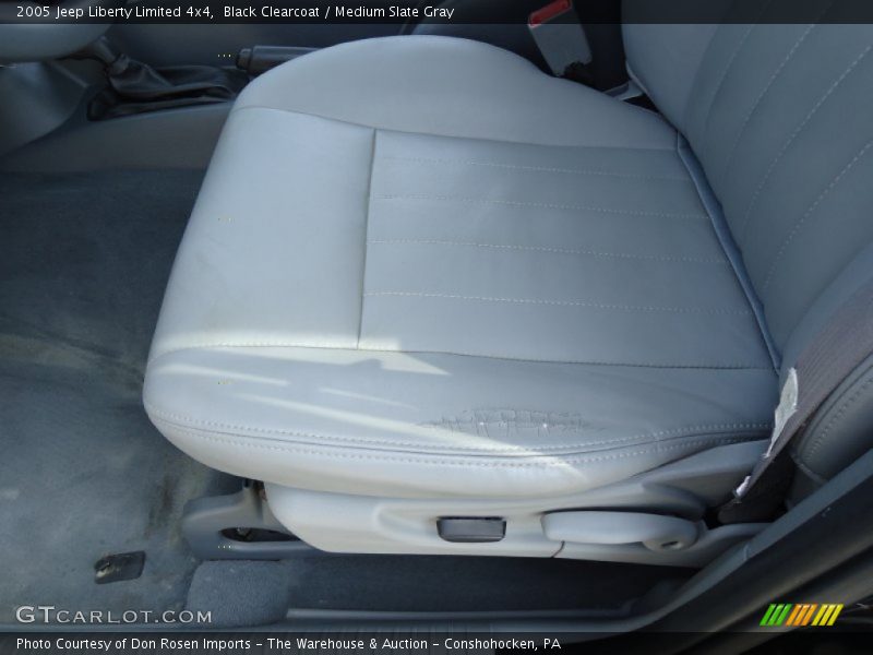 Black Clearcoat / Medium Slate Gray 2005 Jeep Liberty Limited 4x4