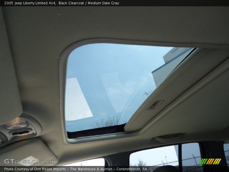 Black Clearcoat / Medium Slate Gray 2005 Jeep Liberty Limited 4x4