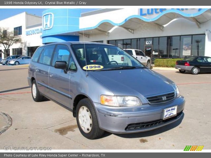 Crystal Blue Metallic / Gray 1998 Honda Odyssey LX