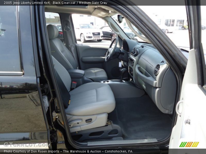 Black Clearcoat / Medium Slate Gray 2005 Jeep Liberty Limited 4x4