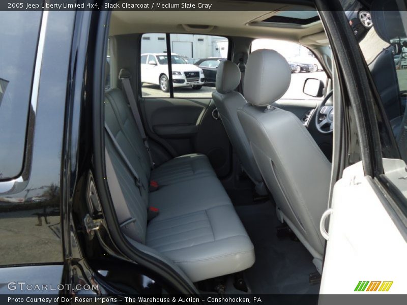 Black Clearcoat / Medium Slate Gray 2005 Jeep Liberty Limited 4x4