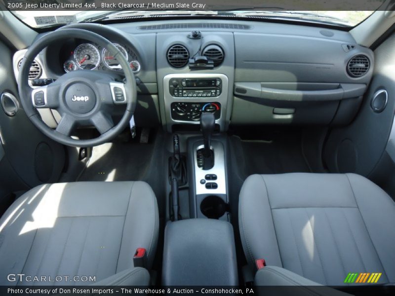 Black Clearcoat / Medium Slate Gray 2005 Jeep Liberty Limited 4x4