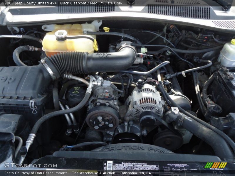 Black Clearcoat / Medium Slate Gray 2005 Jeep Liberty Limited 4x4