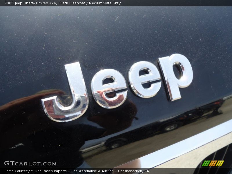 Black Clearcoat / Medium Slate Gray 2005 Jeep Liberty Limited 4x4