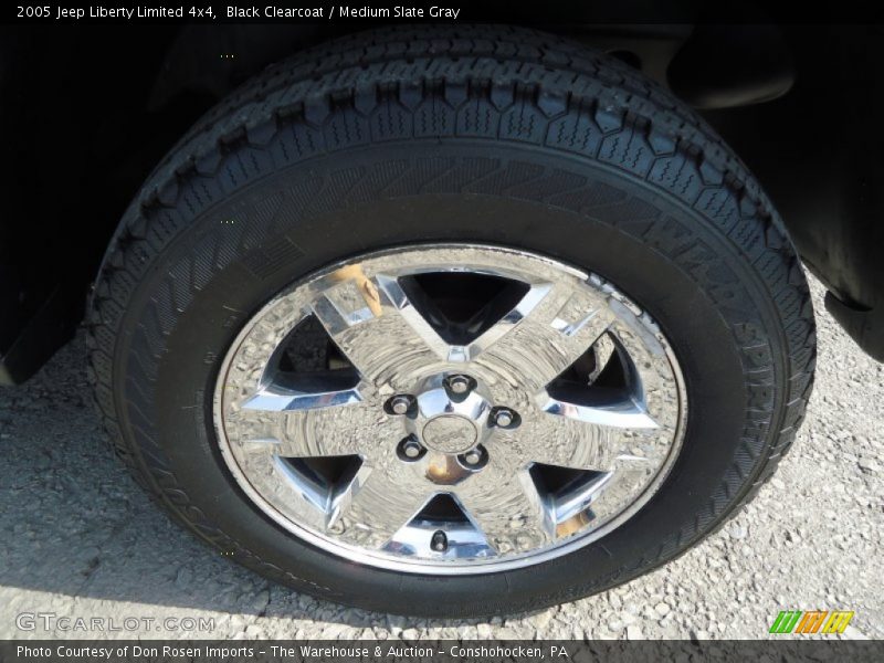 Black Clearcoat / Medium Slate Gray 2005 Jeep Liberty Limited 4x4