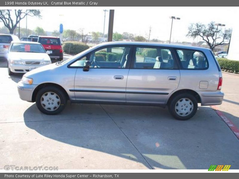 Crystal Blue Metallic / Gray 1998 Honda Odyssey LX