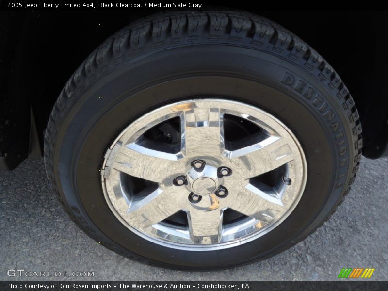 Black Clearcoat / Medium Slate Gray 2005 Jeep Liberty Limited 4x4