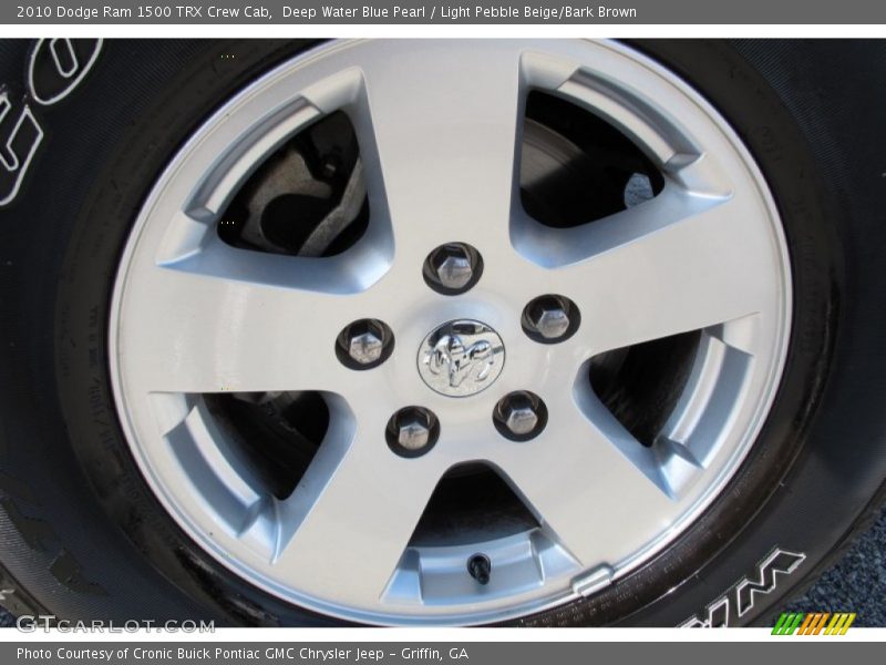 Deep Water Blue Pearl / Light Pebble Beige/Bark Brown 2010 Dodge Ram 1500 TRX Crew Cab