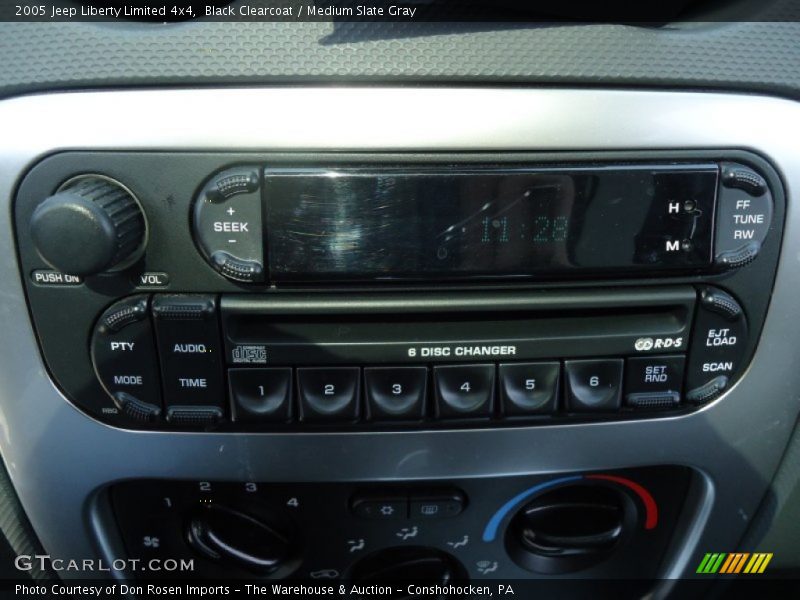 Black Clearcoat / Medium Slate Gray 2005 Jeep Liberty Limited 4x4
