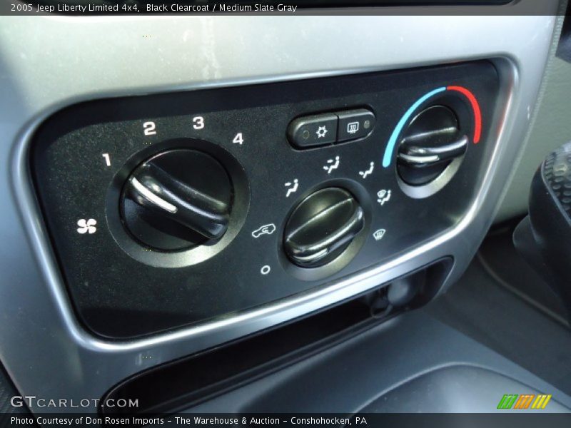 Black Clearcoat / Medium Slate Gray 2005 Jeep Liberty Limited 4x4