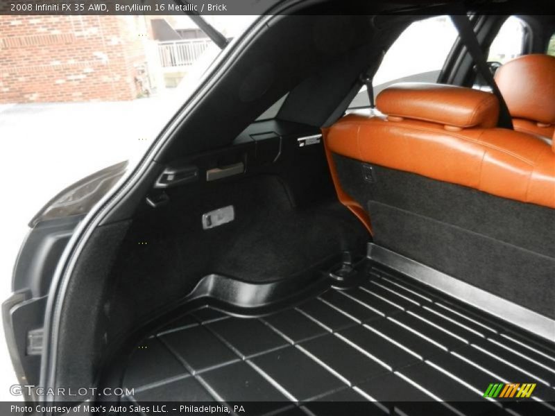 Beryllium 16 Metallic / Brick 2008 Infiniti FX 35 AWD