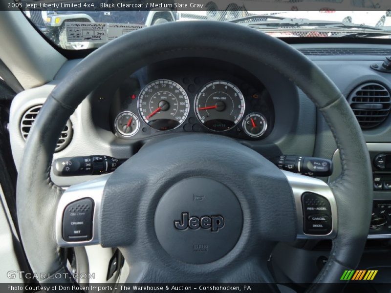 Black Clearcoat / Medium Slate Gray 2005 Jeep Liberty Limited 4x4