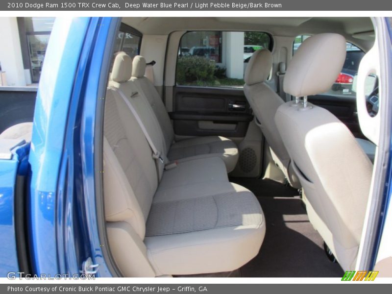 Deep Water Blue Pearl / Light Pebble Beige/Bark Brown 2010 Dodge Ram 1500 TRX Crew Cab