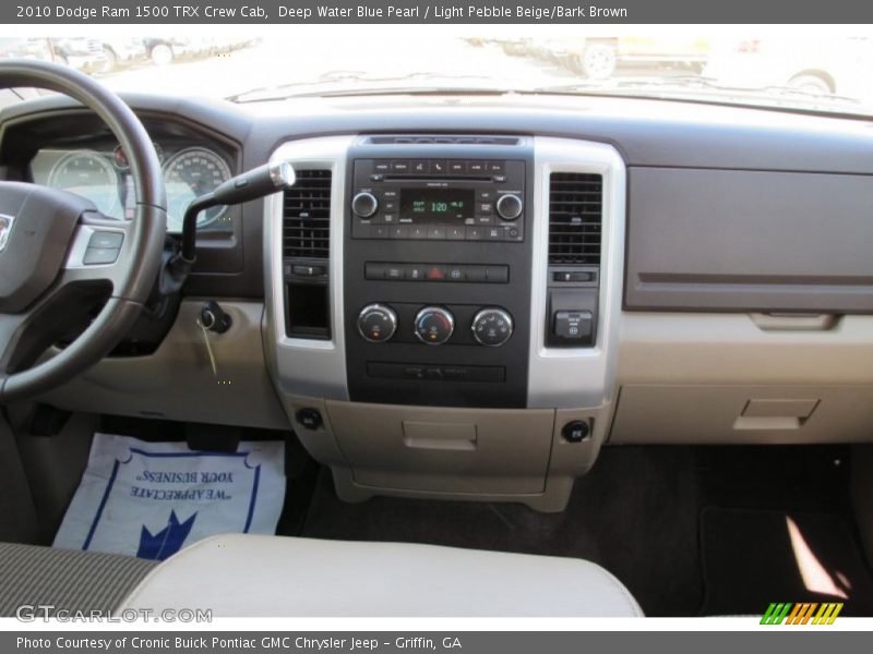 Deep Water Blue Pearl / Light Pebble Beige/Bark Brown 2010 Dodge Ram 1500 TRX Crew Cab