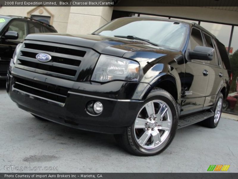 Black / Charcoal Black/Caramel 2008 Ford Expedition Limited