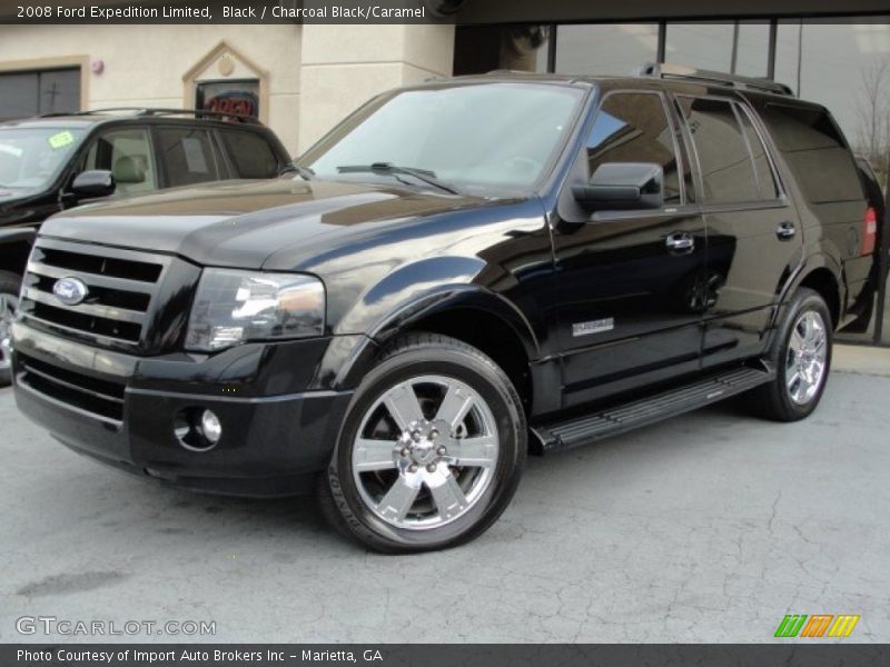 Black / Charcoal Black/Caramel 2008 Ford Expedition Limited