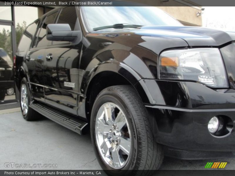 Black / Charcoal Black/Caramel 2008 Ford Expedition Limited