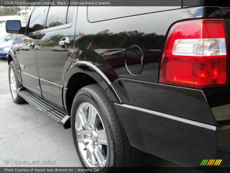 Black / Charcoal Black/Caramel 2008 Ford Expedition Limited