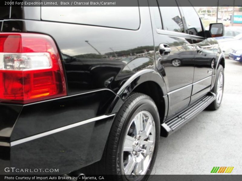 Black / Charcoal Black/Caramel 2008 Ford Expedition Limited