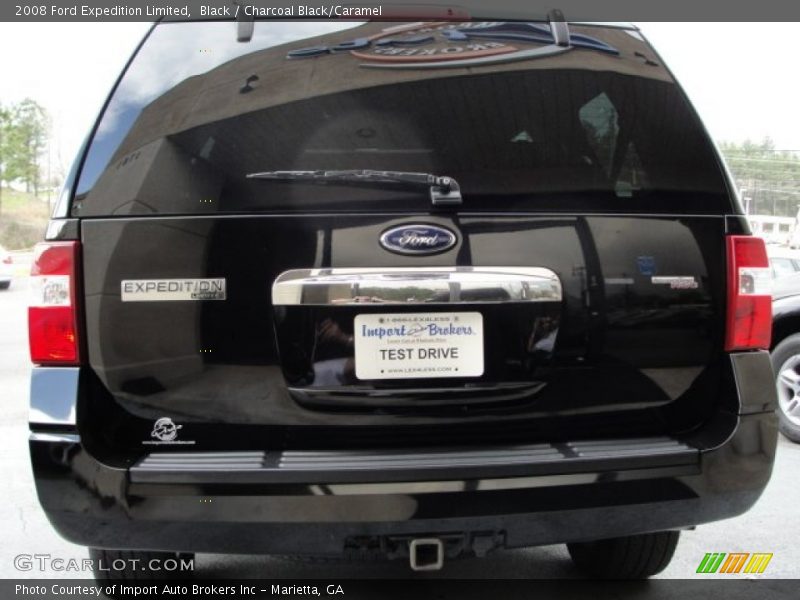 Black / Charcoal Black/Caramel 2008 Ford Expedition Limited