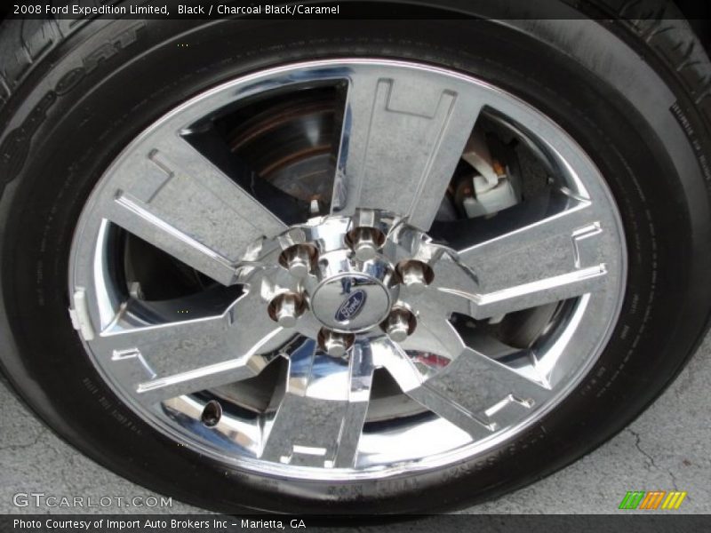 Black / Charcoal Black/Caramel 2008 Ford Expedition Limited
