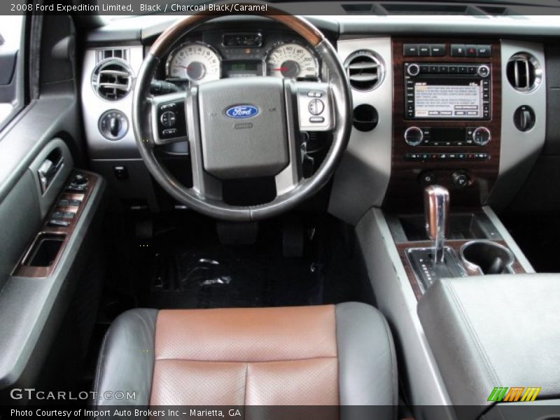 Black / Charcoal Black/Caramel 2008 Ford Expedition Limited