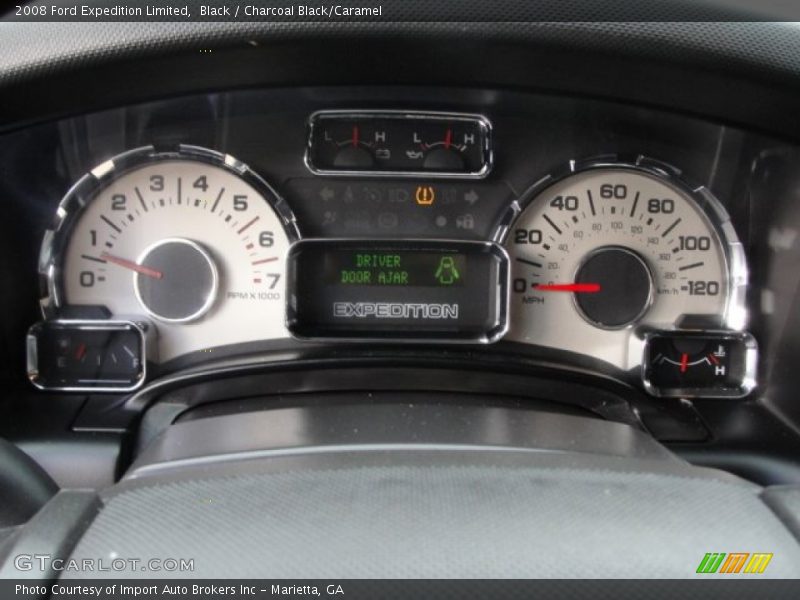 Black / Charcoal Black/Caramel 2008 Ford Expedition Limited