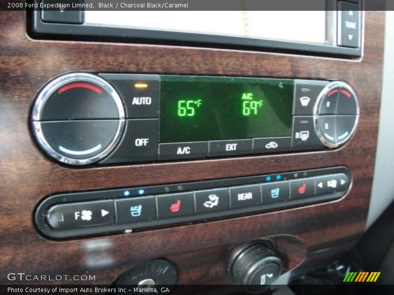 Black / Charcoal Black/Caramel 2008 Ford Expedition Limited