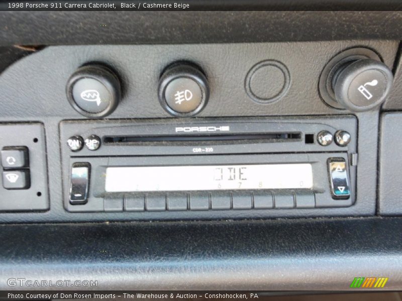 Audio System of 1998 911 Carrera Cabriolet